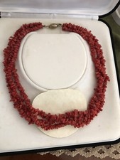 Collana torchon corallo usato  Ariano Irpino