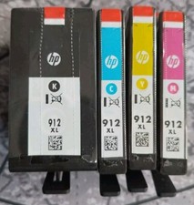 4 x Oryginalny HP 912XL Czarny Cyan Purpurpurowy Żółty. Wkłady atramentowe 3YP34AE na sprzedaż  PL