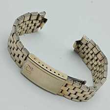 Pulseira de relógio masculina vintage 11 mm Omega 1297/263 ouro rosa aço inoxidável comprar usado  Enviando para Brazil