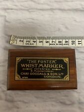 Foster whist marker for sale  WEYMOUTH