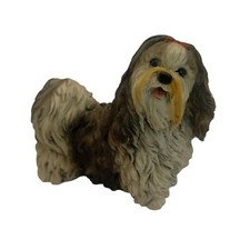 Estatueta de cachorro vintage 1990 Itália castagna Shih Tzu decoração de estátua de cachorro artigos para casa comprar usado  Enviando para Brazil