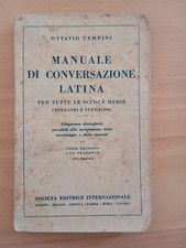 Manuale conversazione latina usato  Torri in Sabina