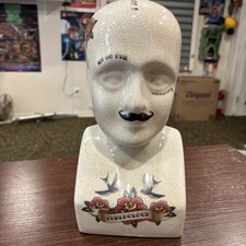 Tattooed phrenology head for sale  Plainview
