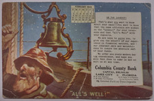 Cartão postal antigo Columbia County Bank Lake City Flórida 1913 anúncio de arte g comprar usado  Enviando para Brazil