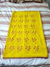 Indian saree yellow for sale  SOUTHALL