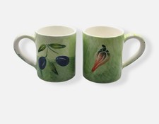 Canecas de café vintage de cerâmica JRM feitas na Itália - Conjunto de 2, usado comprar usado  Enviando para Brazil