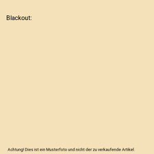 Blackout mira grant gebraucht kaufen  Trebbin