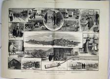 Old antique print for sale  UK