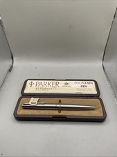 Caneta-tinteiro Parker 45 Fighter 14ct M nova na caixa estoque antigo comprar usado  Enviando para Brazil