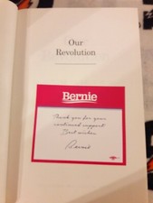 Usado, Bernie Sanders ASSINADO Nossa Revolução Livro Autografado com CARTA DE DOAÇÃO DE CAMPANHA comprar usado  Enviando para Brazil