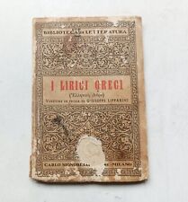 Lirici greci giuseppe usato  Fasano