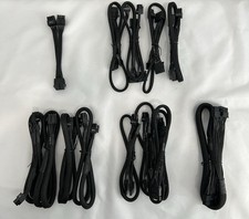 Conjunto de cabos de fonte de alimentação modular EVGA preto 1x VGA 4x CPU 3x SATA 4x Perif 1x MB comprar usado Conjunto de cabos de fonte de alimentação modular EVGA preto 1x VGA 4x CPU 3x SATA 4x Perif 1x MB comprar usado  Enviando para Brazil