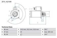 Bosch anlasser starter gebraucht kaufen  Oberlungwitz