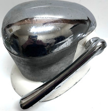 Usado, Vintage Juice O Mat Juicer Rival Tilt Top Hand Press NJ-848 Cromado/Branco EUA comprar usado  Enviando para Brazil