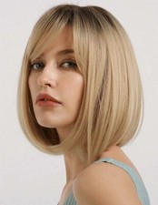 Perruque synthétique blond d'occasion  Artix