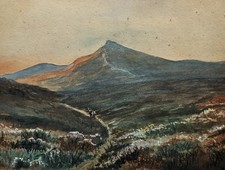 Antique watercolour dartmoor for sale  LISKEARD