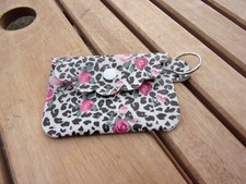 Faux leather keyring for sale  BEDFORD