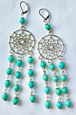Boucles long perles d'occasion  Vence
