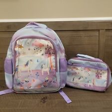 Mochila infantil roxa unicórnio leve alça no peito e lancheira para meninas  comprar usado  Enviando para Brazil