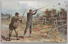 Pheasant shooting postcard for sale  GLASGOW
