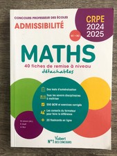 Maths crpe 2024 d'occasion  Perpignan-