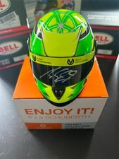 Capacete miniatura Mick Schumacher Belgium Spa 2018 Fórmula 3 Champion escala 1/2 comprar usado  Enviando para Brazil