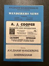 1.11.1986. aylsham wanderers for sale  TELFORD