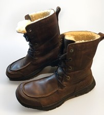 🔥RARO UGG SAHALE! Bota SHEARLING Moc Toe Couro Renda SNOVE MASCULINA TAMANHO 7 eVent! comprar usado  Enviando para Brazil