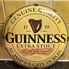 Guinness enamel sign for sale  ROMFORD