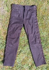 Leder schnür jeans gebraucht kaufen  Schneverdingen
