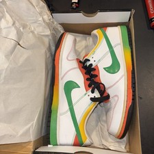 Dunk Low 6.0 branco rasta tamanho 8.5 comprar usado  Enviando para Brazil