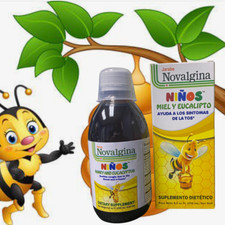 NOVALGINA NIÑOS- MIEL Y EUCALIPTO- 8,5 fl.oz (250ml) comprar usado  Enviando para Brazil