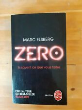 Zero marc elsberg d'occasion  Montpellier-