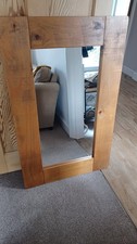 Oak wall mirror for sale  CHIPPENHAM