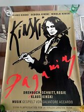 Klaus kinski plakat gebraucht kaufen  Langen