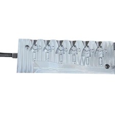 Isca de natação CNC Jighead molde de 6 cavidades 1/2, 3/8, 1/4 oz, usado comprar usado  Enviando para Brazil