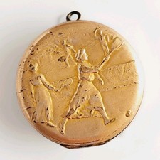 Ancien pendentif medaillon d'occasion  Béthune