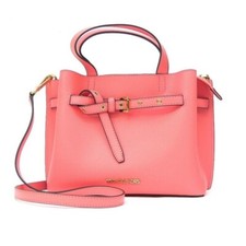 Bolsa satchel Michael Kors 2 vias couro ouro rosa ferragem comprar usado  Enviando para Brazil