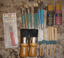 Lot stencil brushes for sale  Harpswell