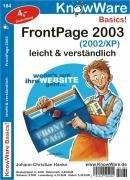 Frontpage 2003 leicht gebraucht kaufen  Berlin
