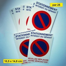 Autocollants stationnement int d'occasion  Paris VII