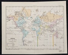 1874 carte océans d'occasion  Gy