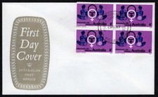 1967 5c BLK OF 4 GYNECOLOGY ON POST OFFICE SHIELD CAPA PRIMEIRO DIA SEM ENDEREÇO comprar usado  Enviando para Brazil