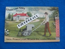 Vintage 1914 RPPC IDEAL POWER CORTADOR DE GRAMA Co, Lansing, Mich. comprar usado Vintage 1914 RPPC IDEAL POWER CORTADOR DE GRAMA Co, Lansing, Mich. comprar usado  Enviando para Brazil