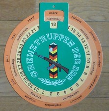 Nva grenztruppen drehkalender gebraucht kaufen Nva grenztruppen drehkalender gebraucht kaufen  Münster