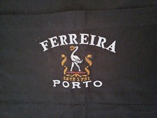 Avental retangular preto publicidade Porto Ferreira novo em folha, usado comprar usado  Enviando para Brazil