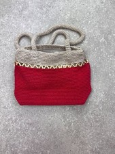 Sac crochet bicolore d'occasion  Erstein