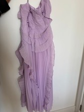 Lilac ruffle dress for sale  LONDON