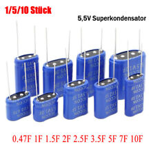 5,5V kombinierter Typ 0,47/1F/1,5F/2F/2,5F/3,5F/5F/7F/10F Farad Superkondensator comprar usado  Enviando para Brazil