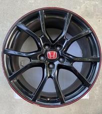 Honda Civic Type R 2017-2021 FK8 20" aro de roda de fábrica preto com listras vermelhas fabricante de equipamento original comprar usado  Enviando para Brazil